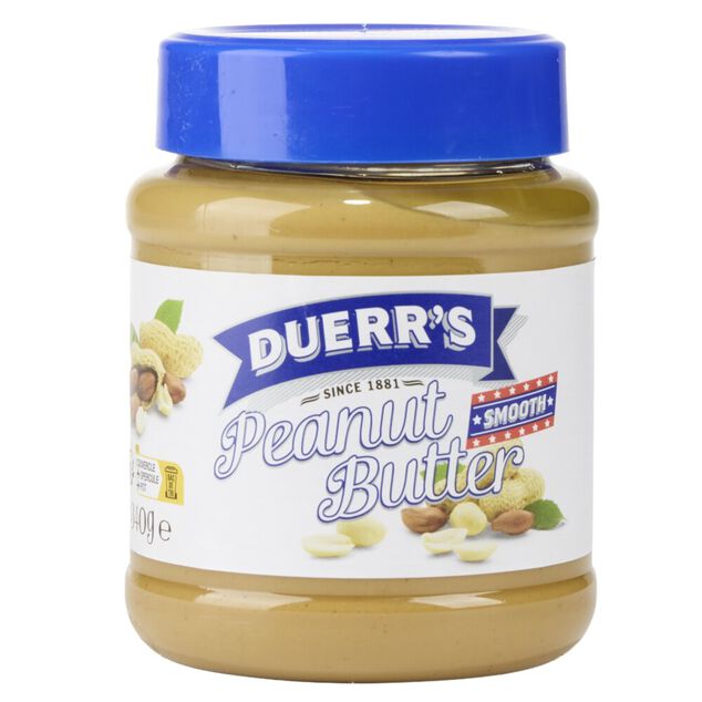 Beurre de cacahu&egrave;tes creamy Duerr's 340gr