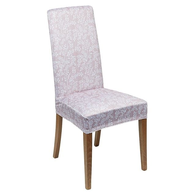 Housse de chaise extensible motif fleurs ou g&eacute;om&eacute;triques