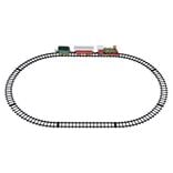 Train de Noël lumineux et musical L92cm avec rail 11 pièces