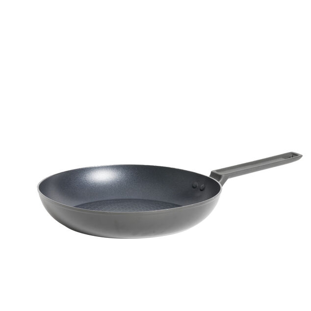 Po&ecirc;le tous feux dont induction aluminium noir &Oslash;28cm