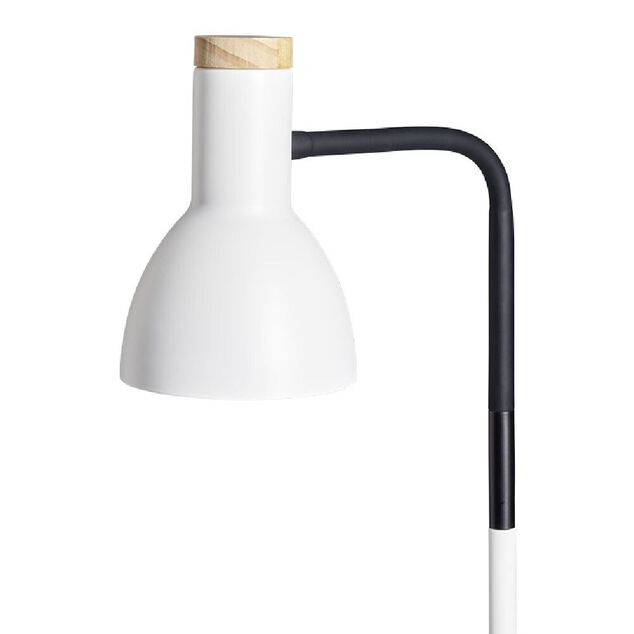 Lampadaire noir et blanc H150cm