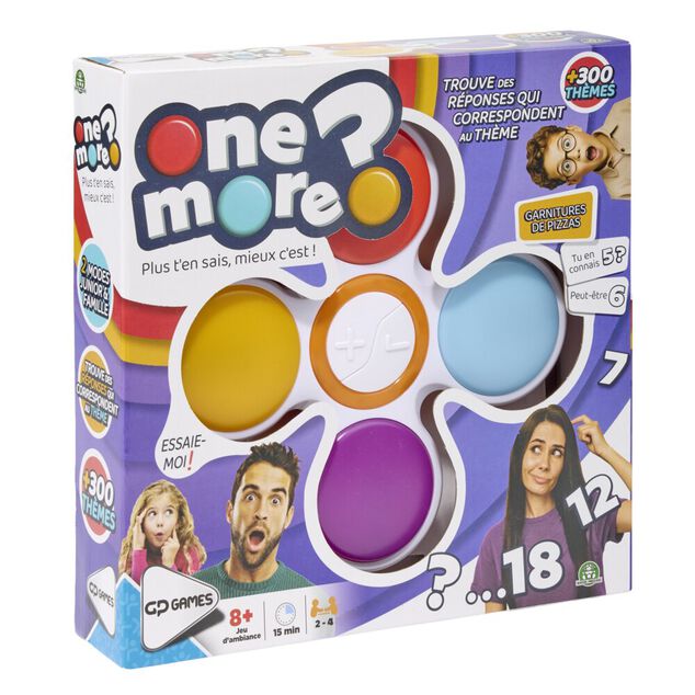 Jeu de soci&eacute;t&eacute; One More 300 th&egrave;mes