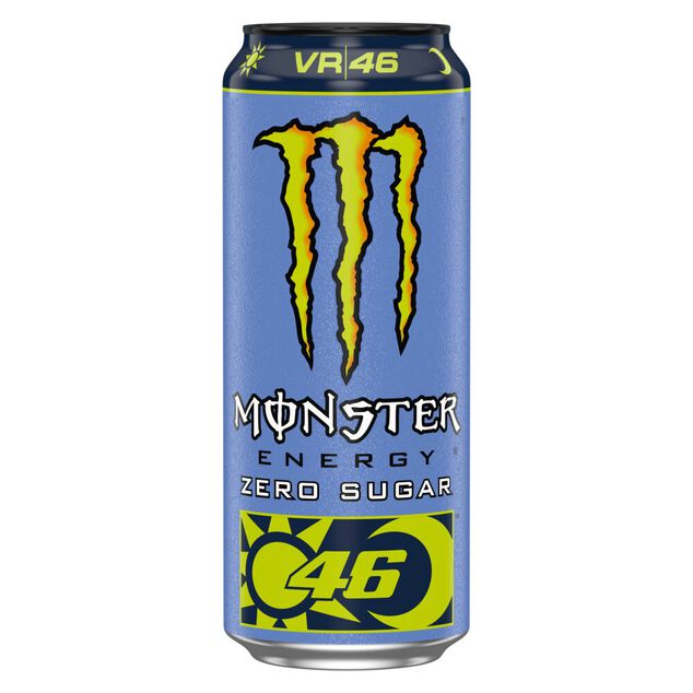 Boisson &eacute;nergisante Monster Energy Valentino Rossi sans sucres canette 50cl