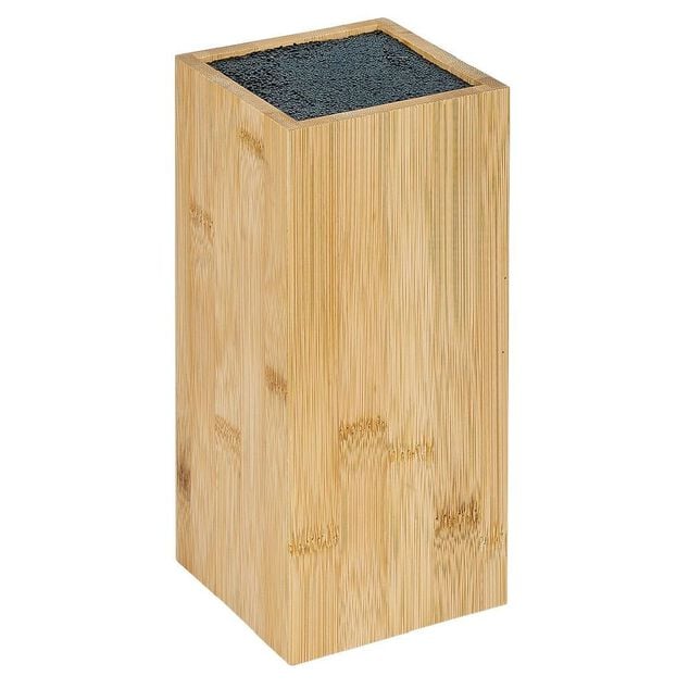 Porte couteaux en bambou 10,5x10,5xH22cm