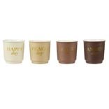 Tasse expresso x4 avec inscription message 80ml