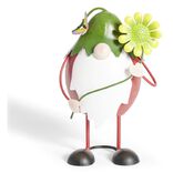 Gnome m&eacute;tal &agrave; poser H25cm