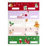 Étiquette pour paquet cadeau Noël enfant 10 pièces