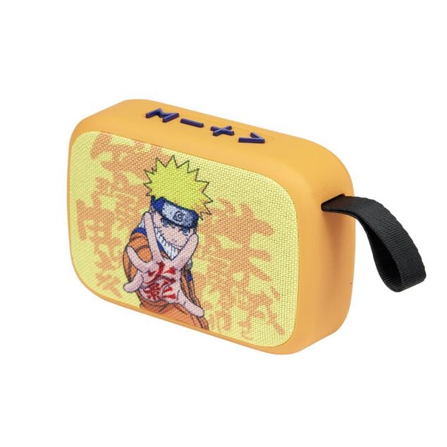 Enceinte portable bluetooth Naruto plastique orange 16x7xH18cm