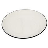 Assiette à dessert porcelaine dessous coloré Ø19cm (3 modèles)