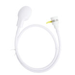 Pommeau de douche nomade pour robinet avec flexible blanc L113cm