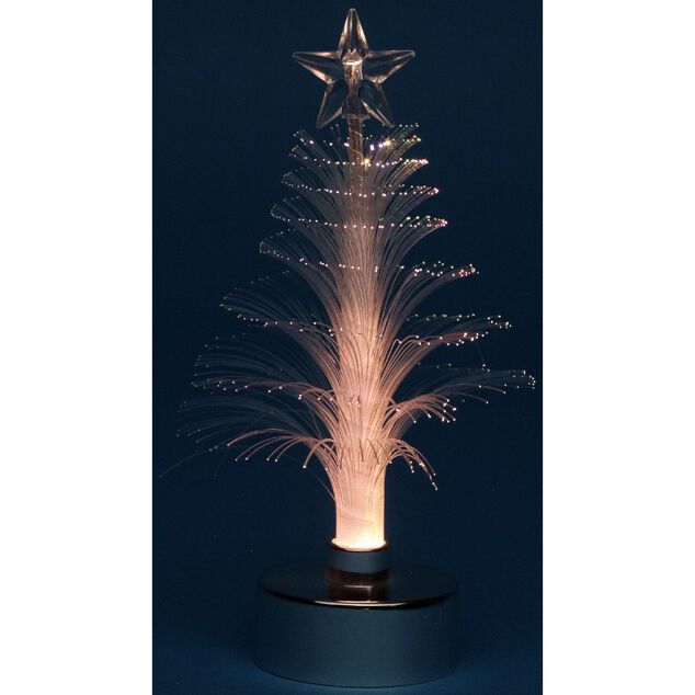 Sapin lumineux fibre optique multicolore