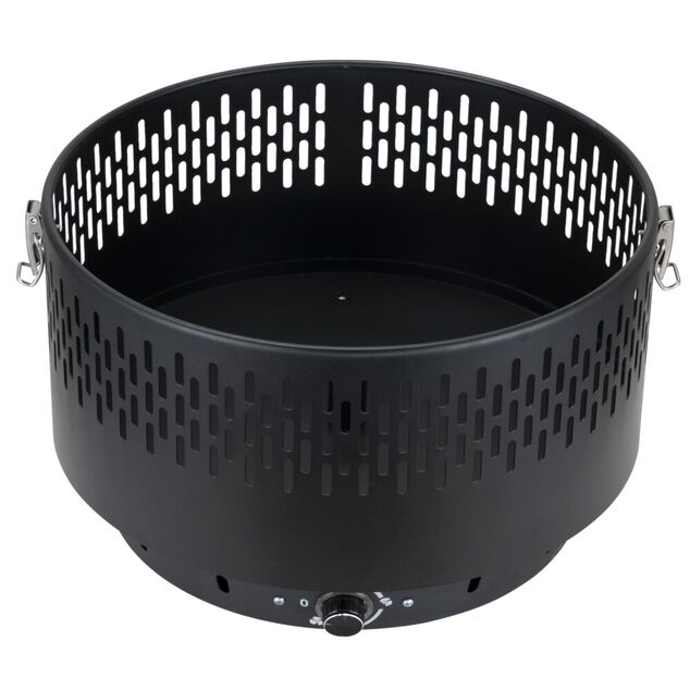 Barbecue de table rond allumage &eacute;lectrique &agrave; piles &Oslash;35xH25cm