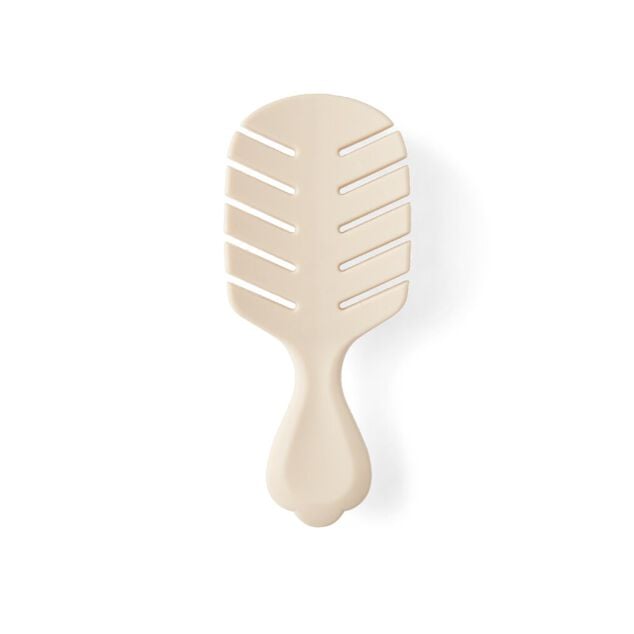 Brosse à cheveux format mini en plastique 3 coloris