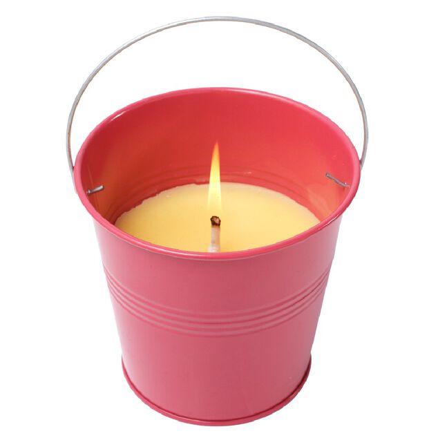 Bougie citronnelle seau