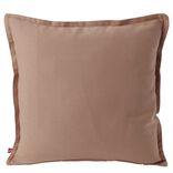 Housse de coussin coton Panama 40x40cm vieux rose