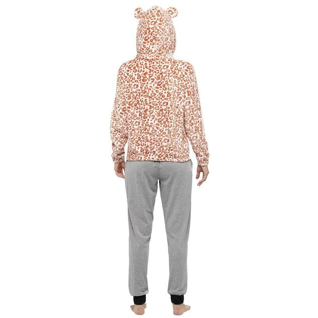 Sweat pyjama l&eacute;opard pour adulte Taille S/M ou L