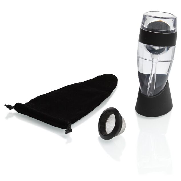Coffret a&eacute;rateur de vin en verre