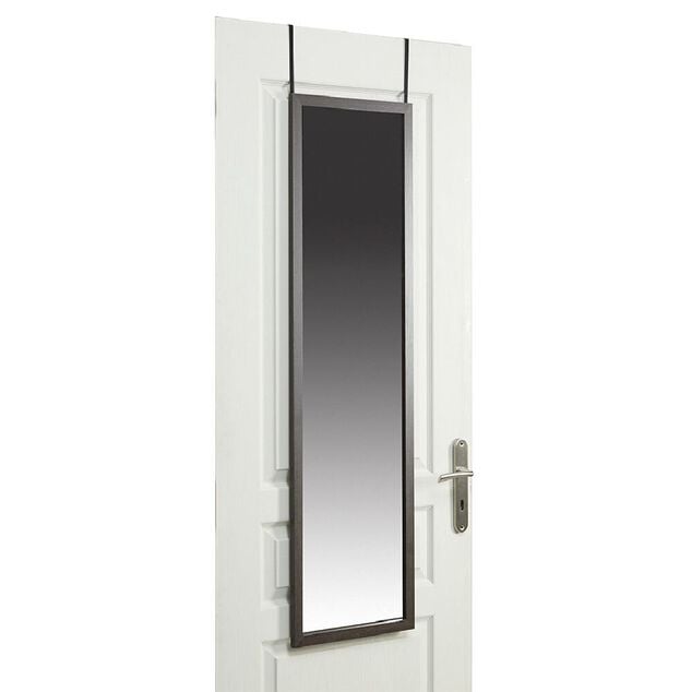 Miroir de porte marron fonc&eacute;