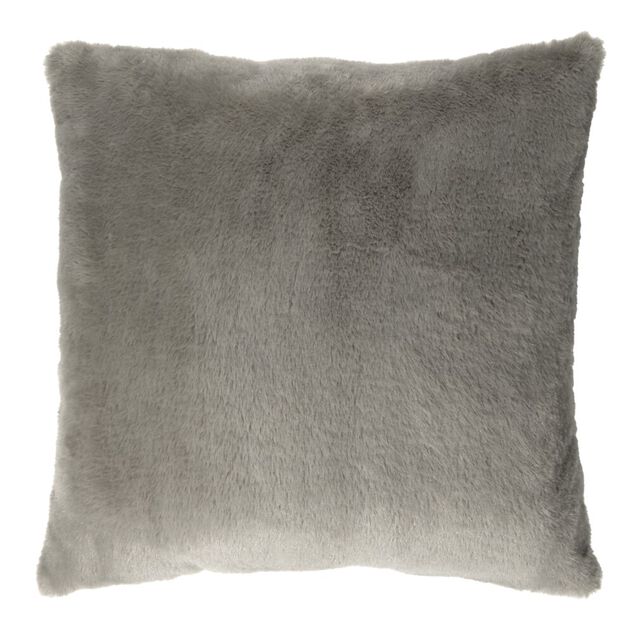 Coussin carr&eacute; fausse fourrure 45x45cm (3 mod&egrave;les)