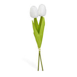 Tulipe artificielle 2 t&ecirc;tes - 3 coloris