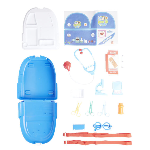 Sac à dos jouet enfant docteur 17 pièces