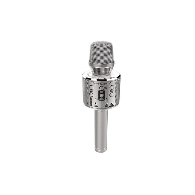 Micro karaoké avec LED multicolores 3 fonctions VOIX