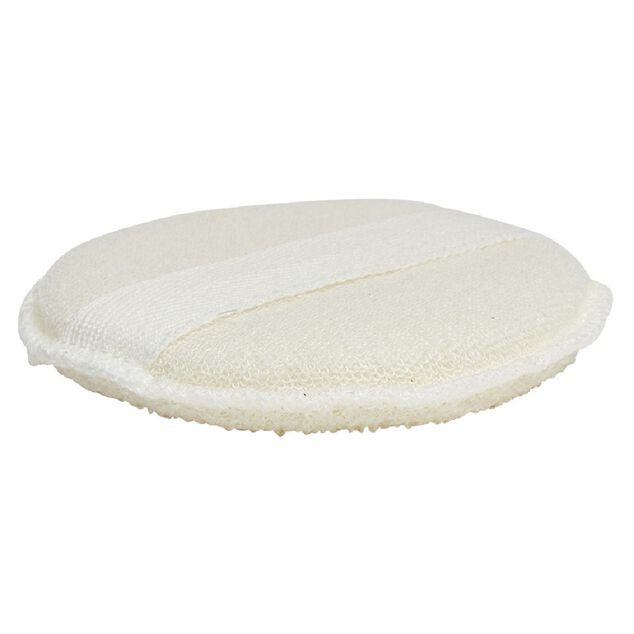 &Eacute;ponge corps ovale blanche