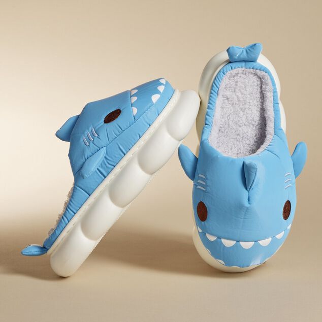 Chaussons mixtes requin bleus T36 à T45