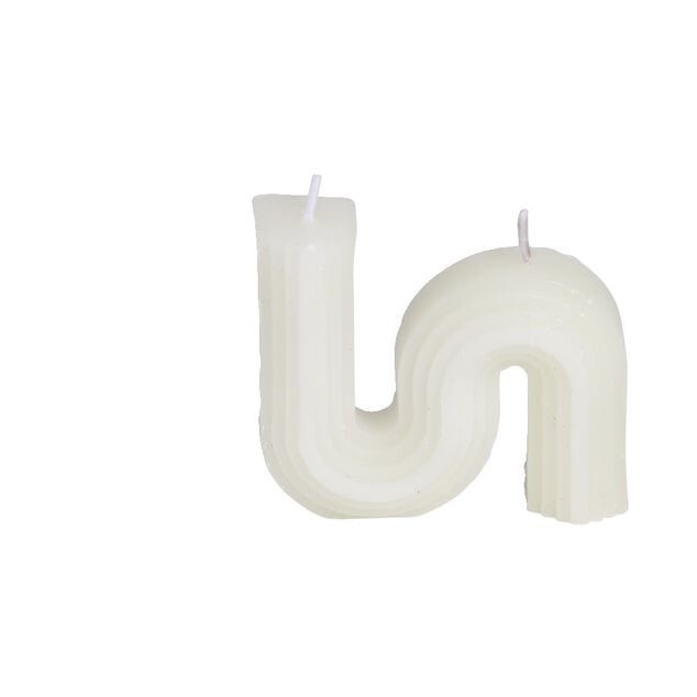 Bougie forme g&eacute;om&eacute;trique 9x2xH8cm