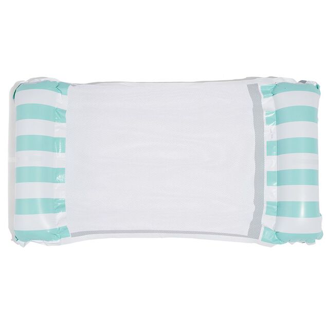 Fauteuil de piscine hamac gonflable rayé (2 modèles)