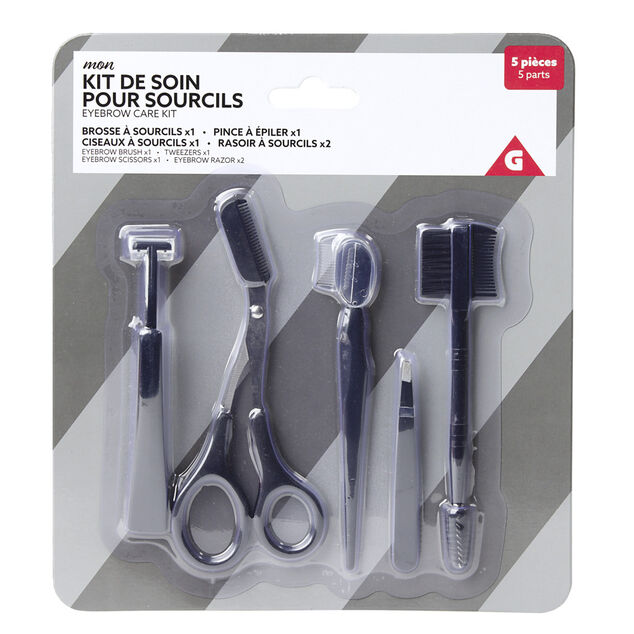Kit de soin pour sourcils 5 pi&egrave;ces