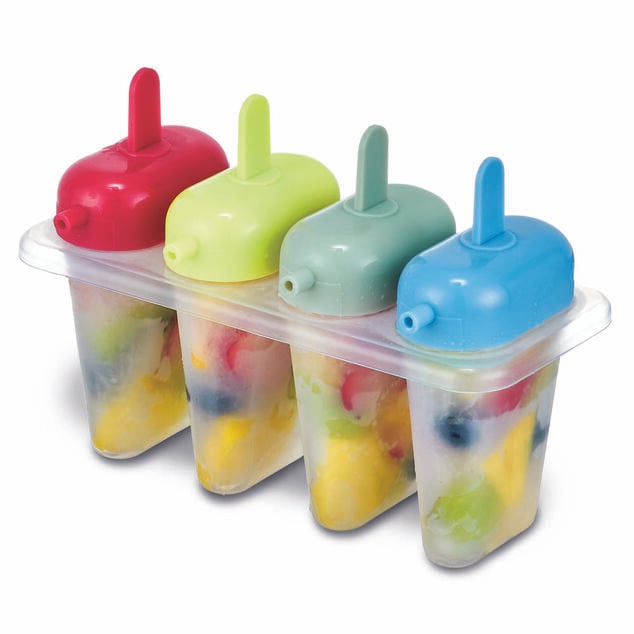 Moule &agrave; glace manche color&eacute; x 4