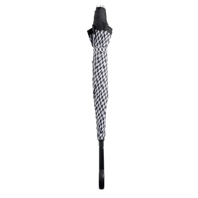 Parapluie inversé motif noir et blanc L87cm