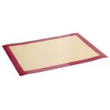 Feuille de cuisson réutilisable en fibre de verre silicone rose