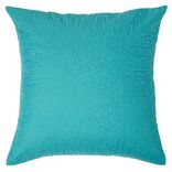 Taie d'oreiller matelassée réversible unie/imprimée finition droite x2