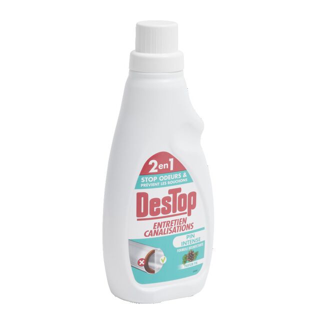 Gel entretien canalisation Destop parfum pin 750ml