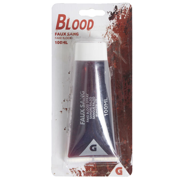 Faux sang rouge en tube 100ml