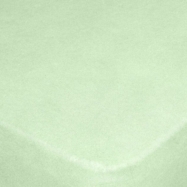 Drap housse 140x200cm 1 personne vert