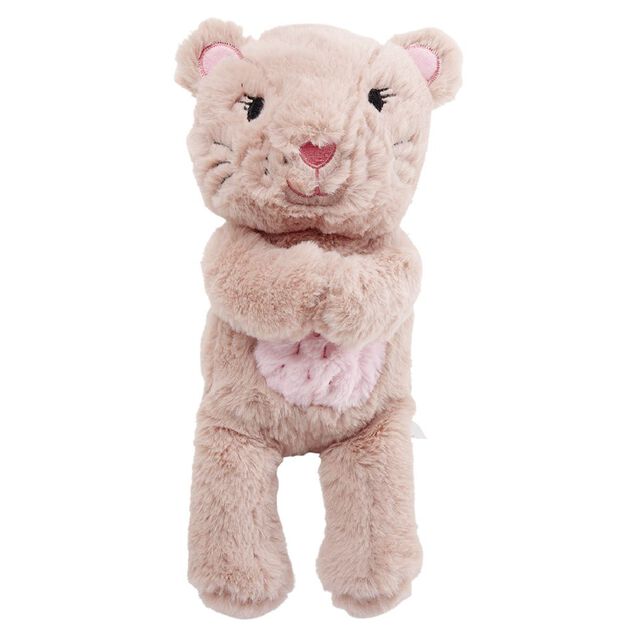 Peluche lion polyester H.22.5 cm