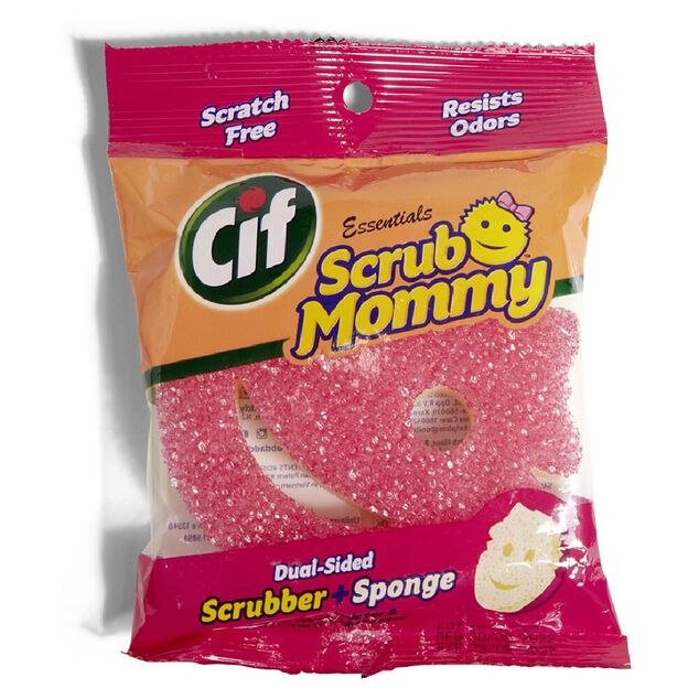&Eacute;ponge Cif Scrub Mommy rose