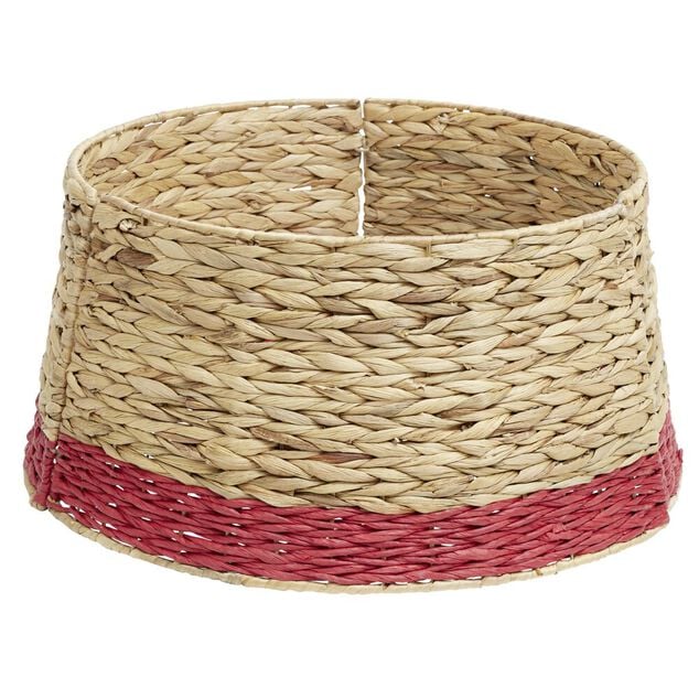 Tour de sapin jacinthe tress&eacute;e &Oslash;58xH26cm