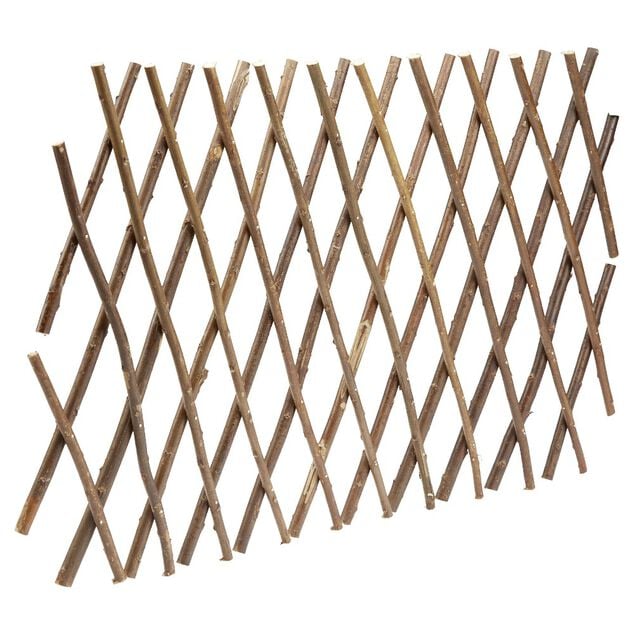 Bordure de jardin osier marron fonc&eacute;