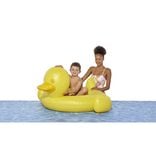 Canard gonflable &agrave; chevaucher jaune &Oslash;120cm