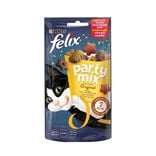 Friandise pour chat F&eacute;lix party mix saveur poulet et dinde sachet 60g