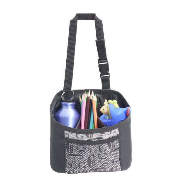 Sac pochette organisateur de voiture noir 18x8xH17cm