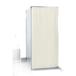 Rideau de douche uni beige 180x200cm