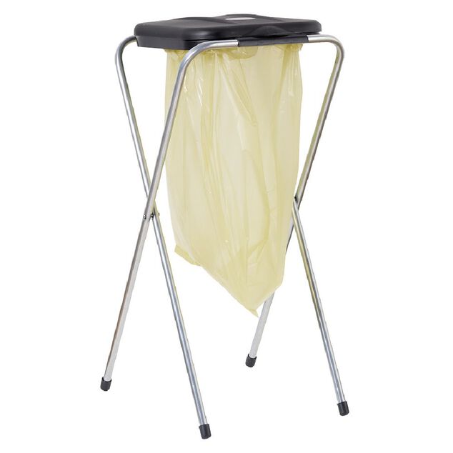 Poubelle nomade m&eacute;tal repliable 50L &agrave; 130L