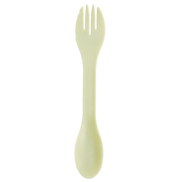 Lunch box r&eacute;tractable 1L avec 2 couverts plastique et silicone vert