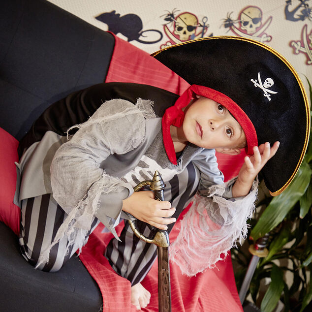 D&eacute;guisement enfant Halloween costume pirate zombie 11/14 ans