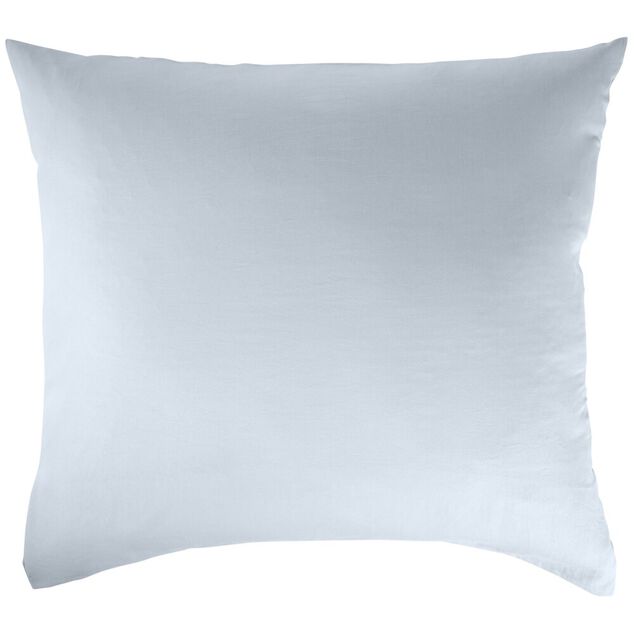 Taie d'oreiller carr&eacute;e 63x63cm polyester uni (3 mod&egrave;les)